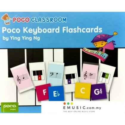 *BUNDLE OFFER* Poco Classroom Home Teaching Material Keyboard Sing Play Compose Music Flashcard + Lesson Assignment Book