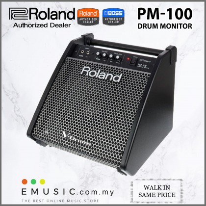FREE DELIVERY Roland PM 200 Personal Drum Monitor Amp Emusic