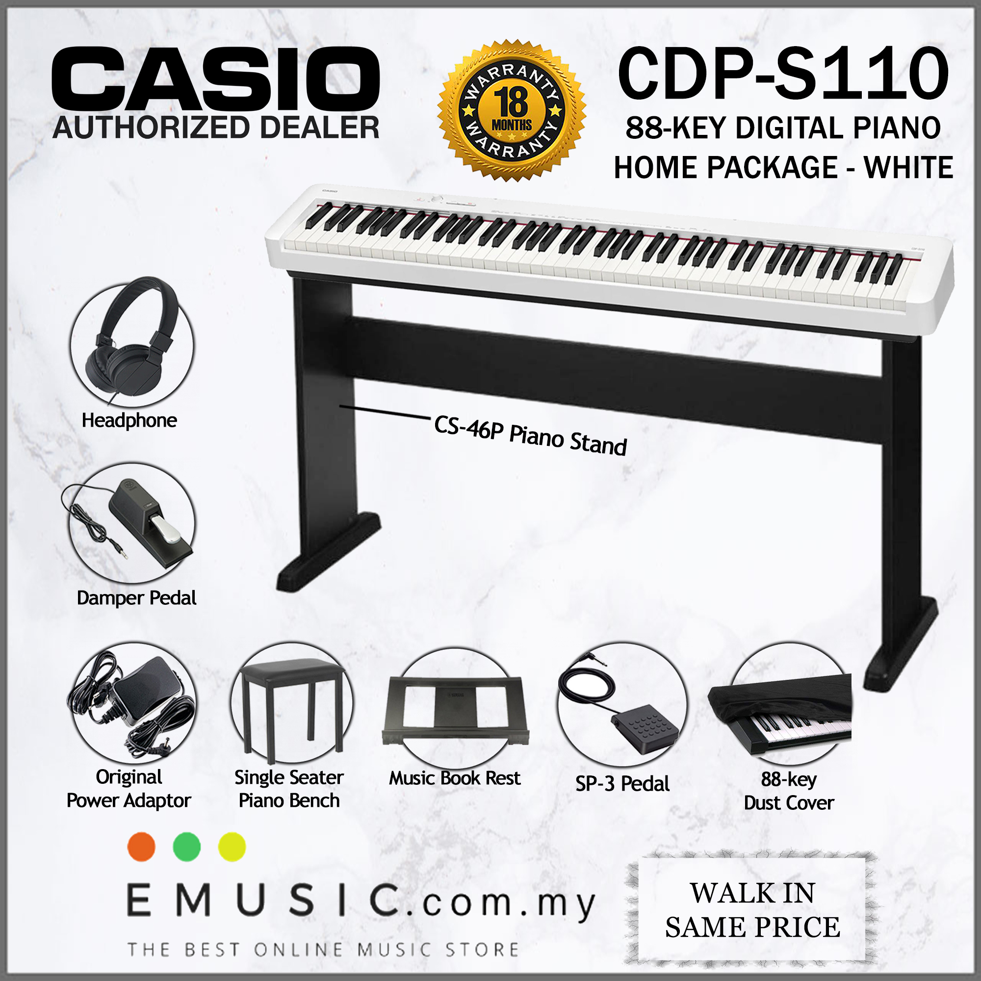 Casio cs46p store stand