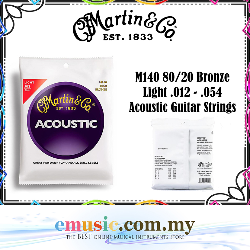 Martin and co sales acoustic guitar strings